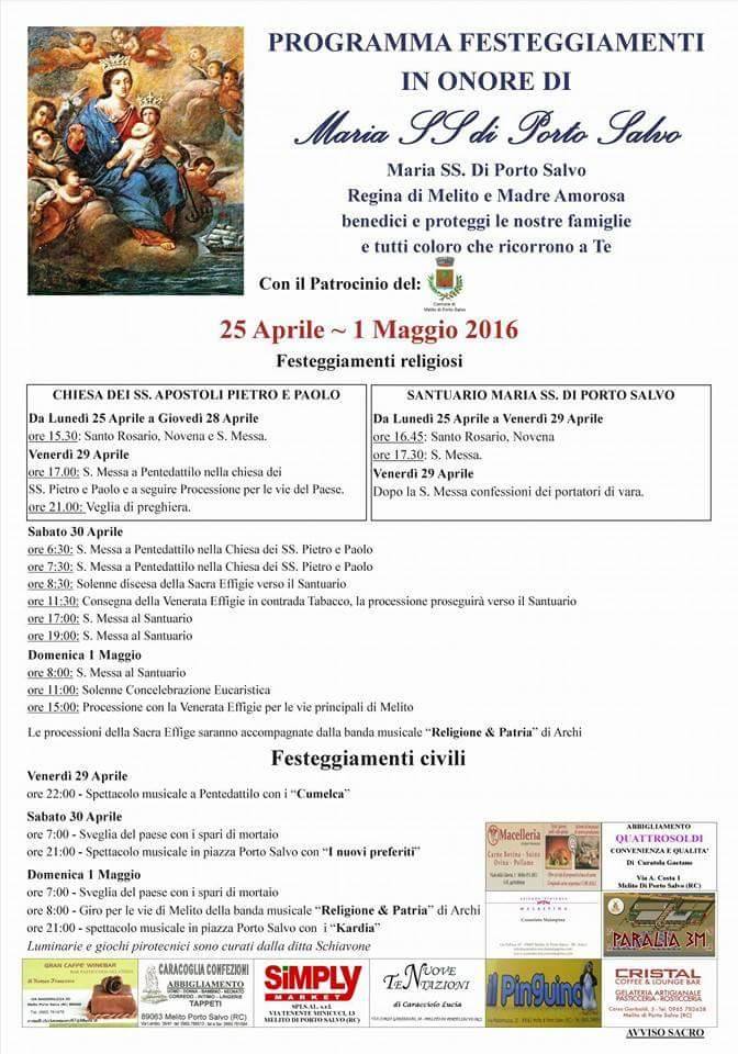 programma festa