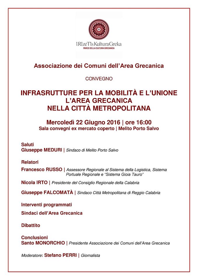 locandina convegno area grecanica