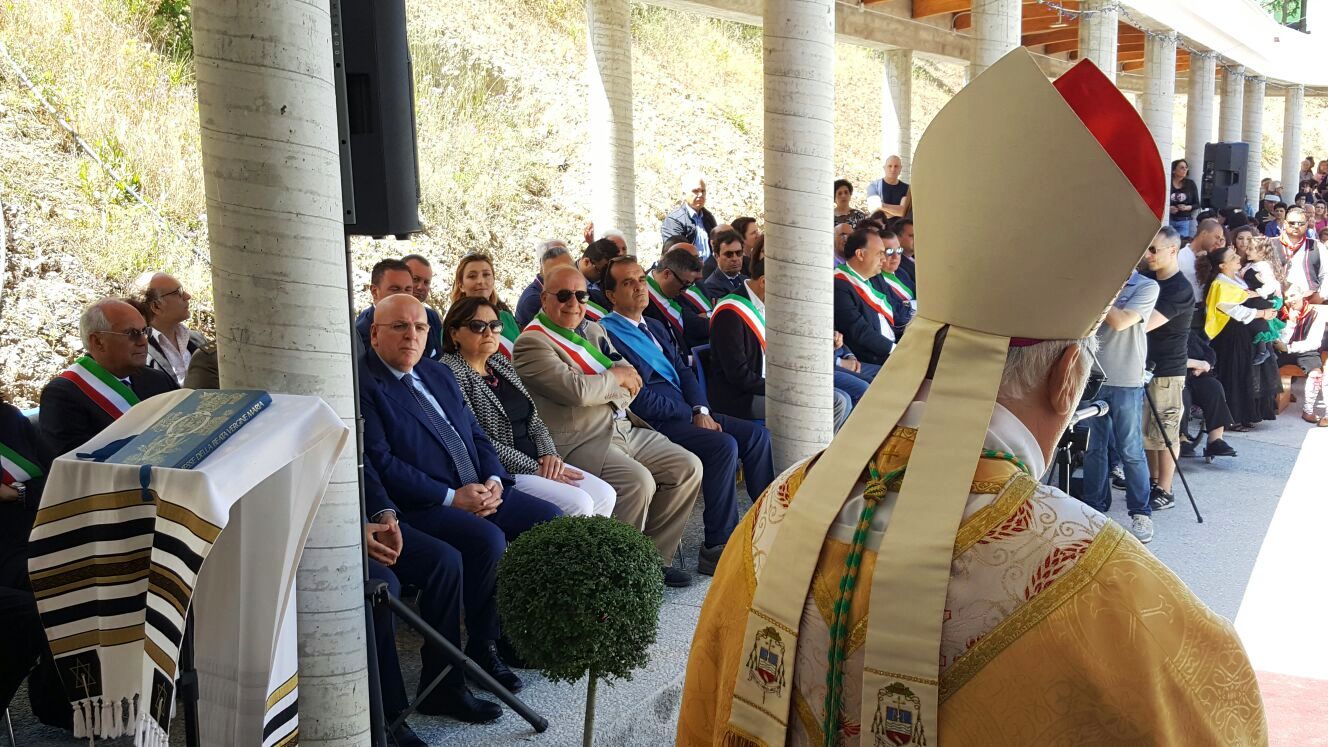 oliverio inaugurazione santuario
