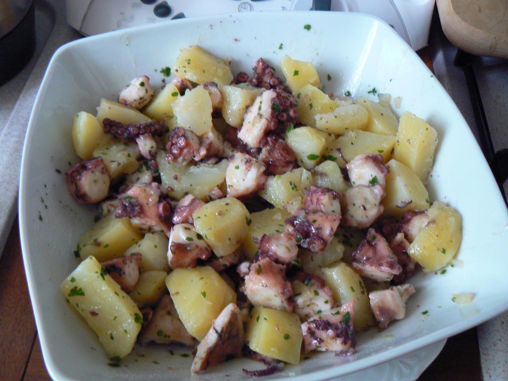 Insalata di polpo e patate