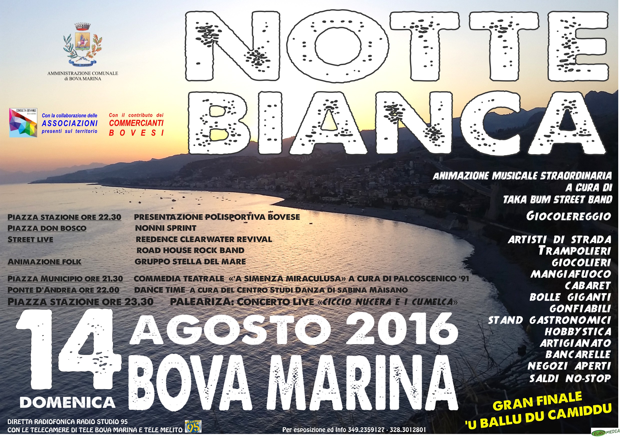 notte bianca bova marina