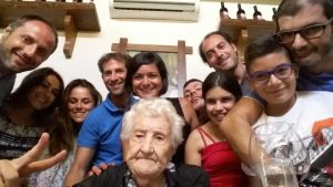 selfie nonna angela parenti