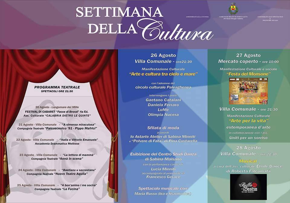 settimana cultura