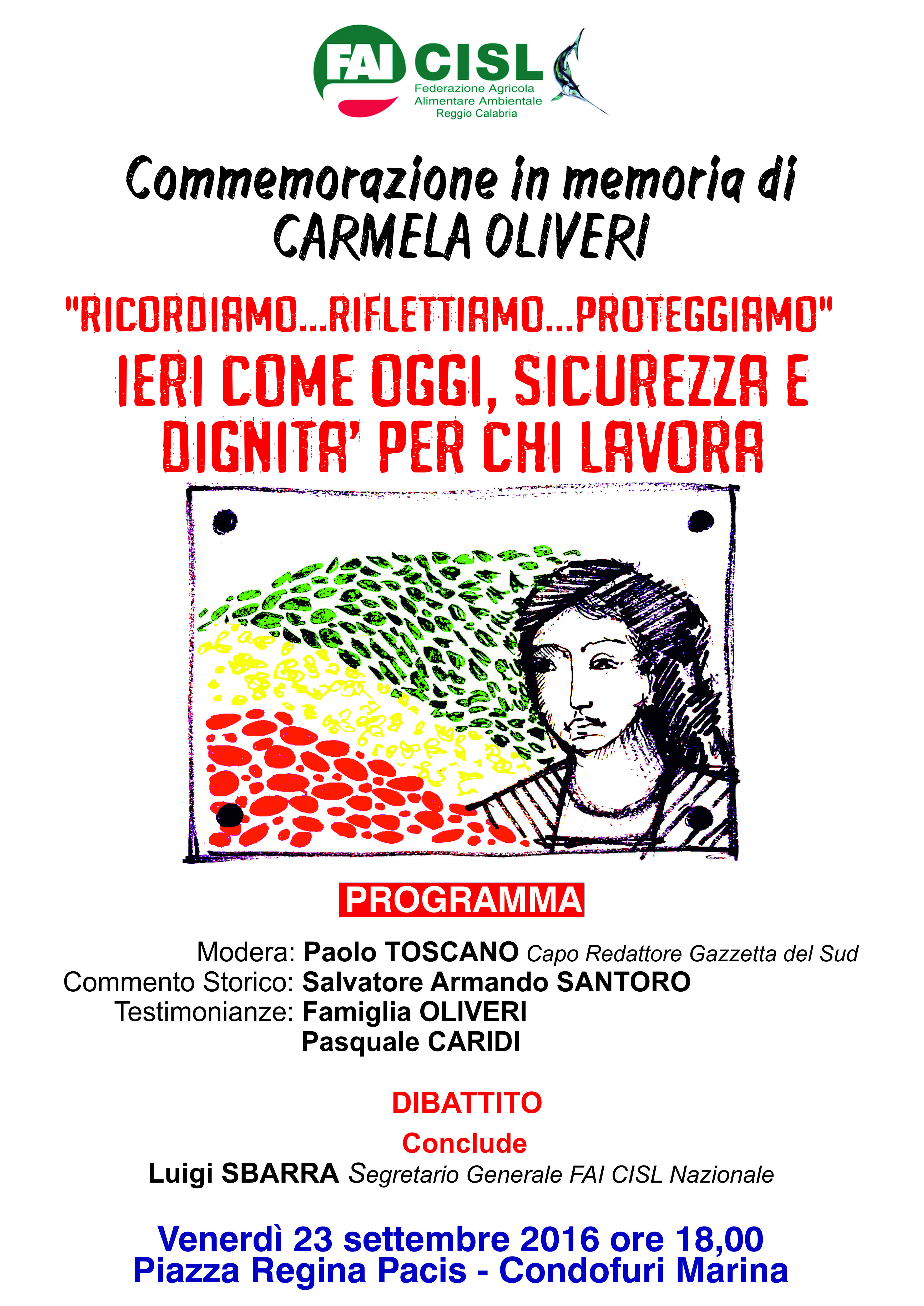 evento commemorazione oliveri