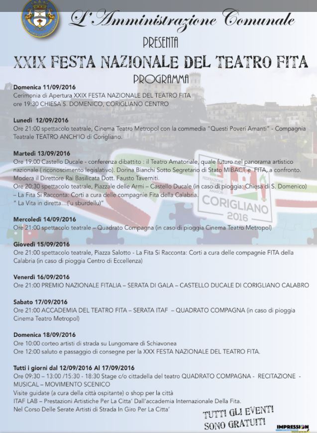 festa teatro amatoriale