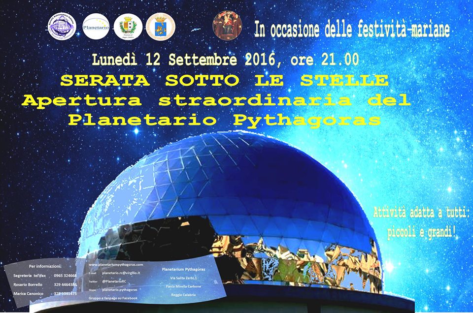 planetario feste mariane