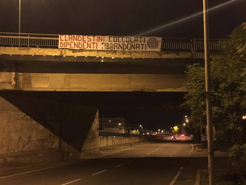 protesta casapound reggio