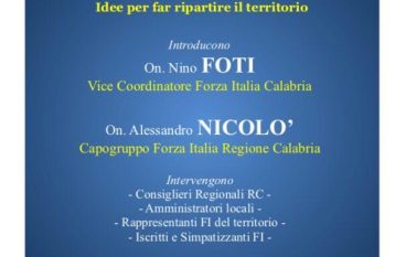Reggio Calabria, incontro organizzato da Forza Italia