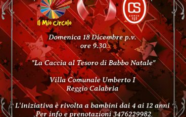 Reggio Calabria, al via “La Caccia al Tesoro di Babbo Natale”
