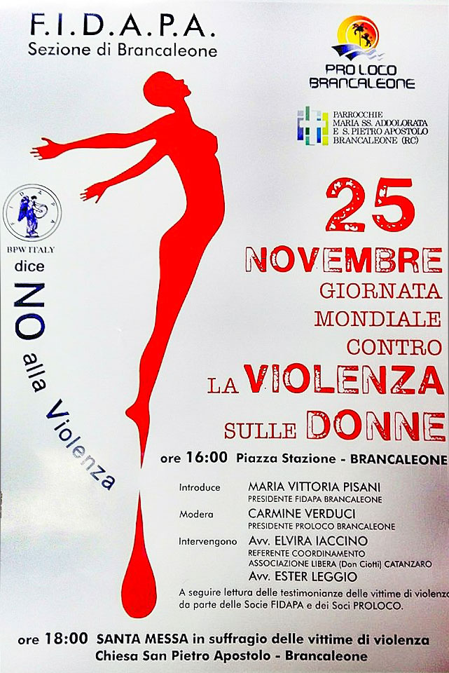 Violenza delle donne Brancaleone