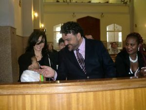 Battesimo rifugiato San Roberto