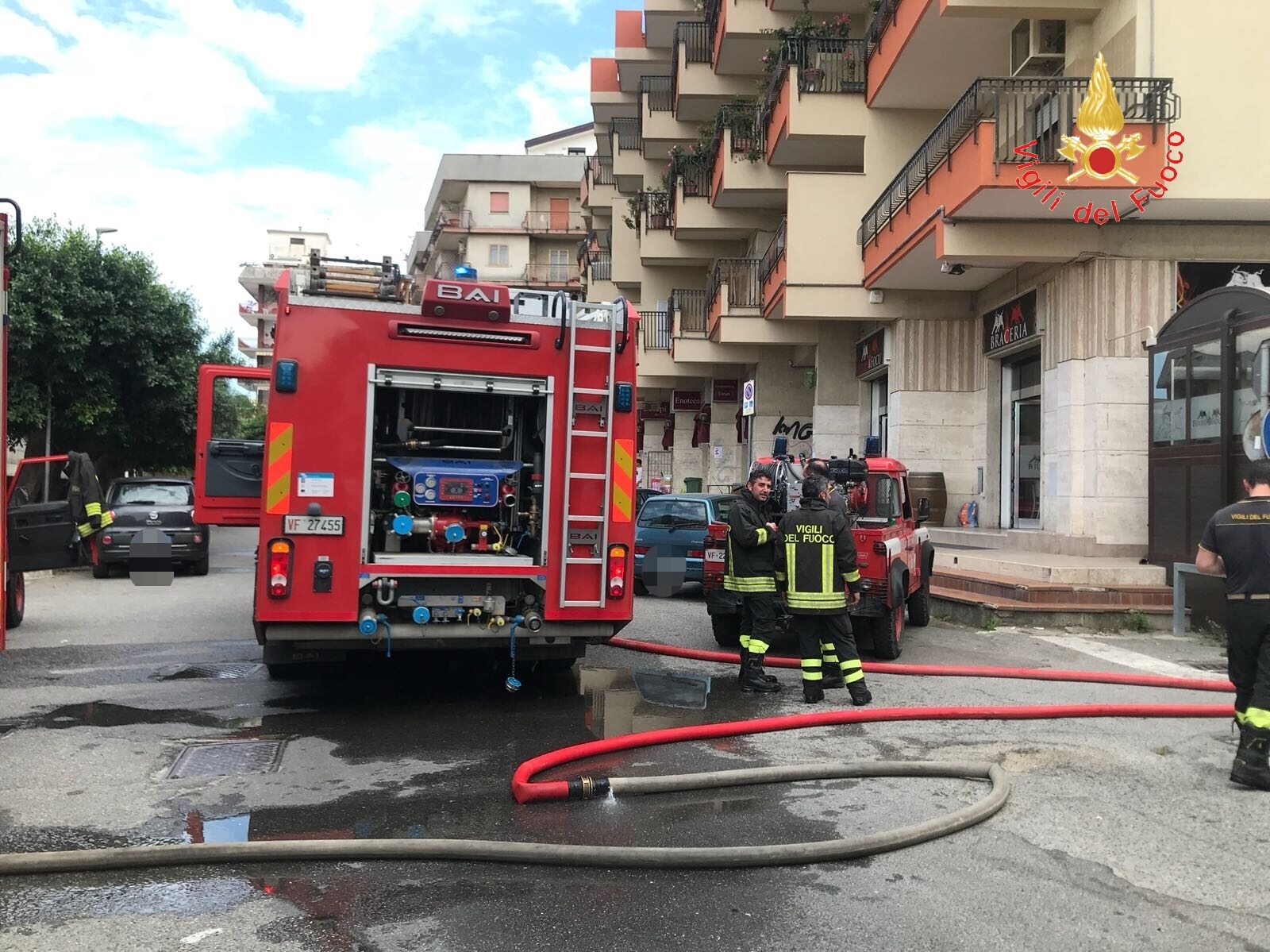 incendio ristorante Soverato