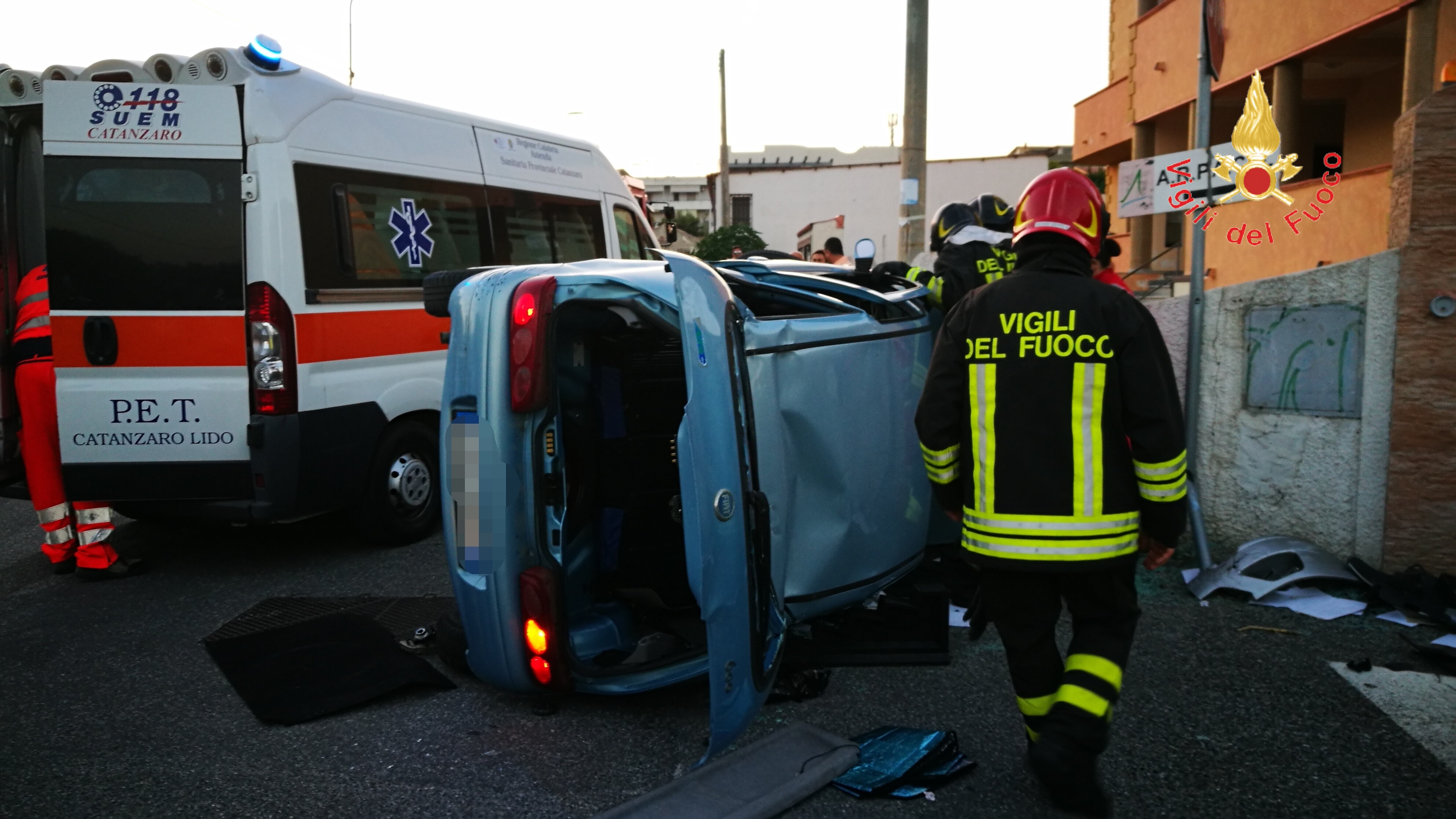 Incidente a Catanzaro Lido