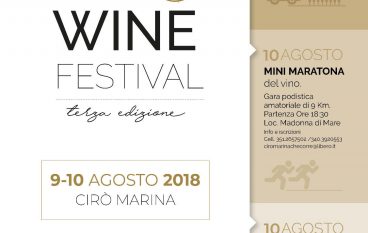 In arrivo la terza edizione del Cirò Wine Festival