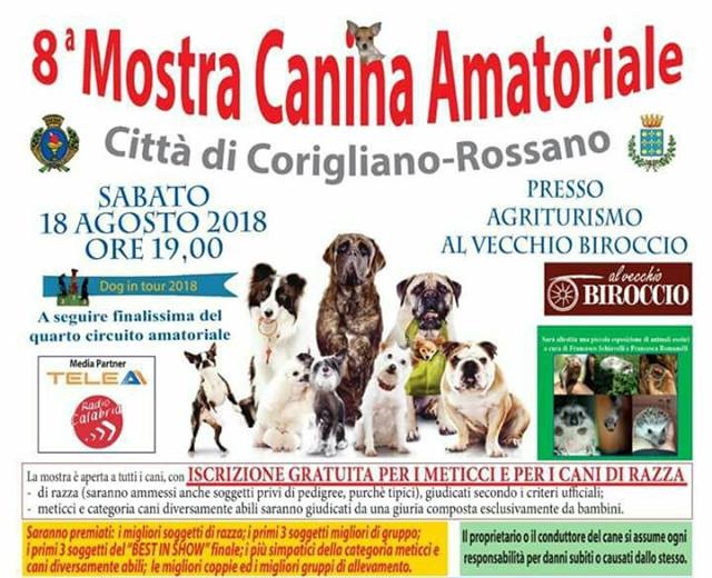 Mostra Canina a Corigliano Calabro