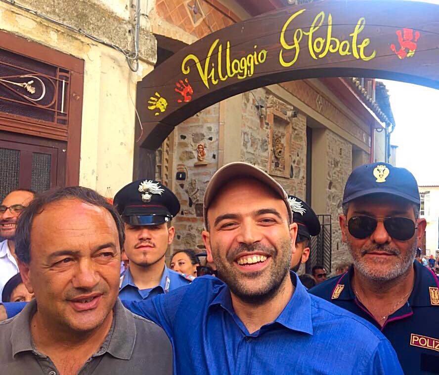 Saviano a Riace