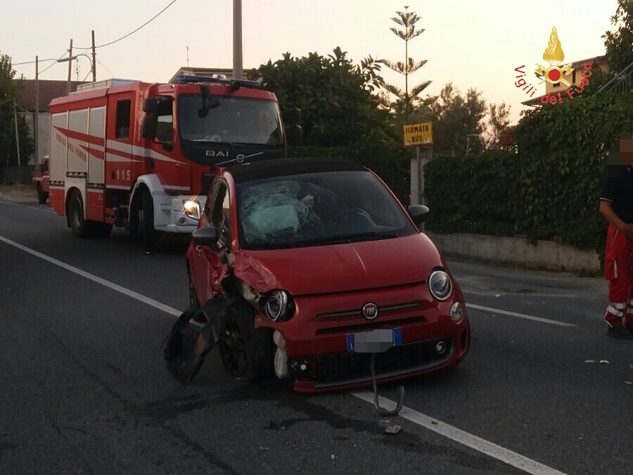 incidente lungo la SS 106