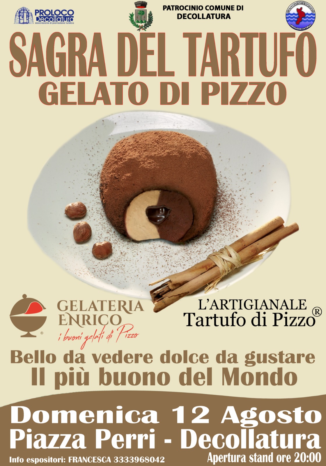 Sagra del tartufo gelato di Pizzo a Decollatura