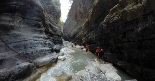 torrente raganello in piena