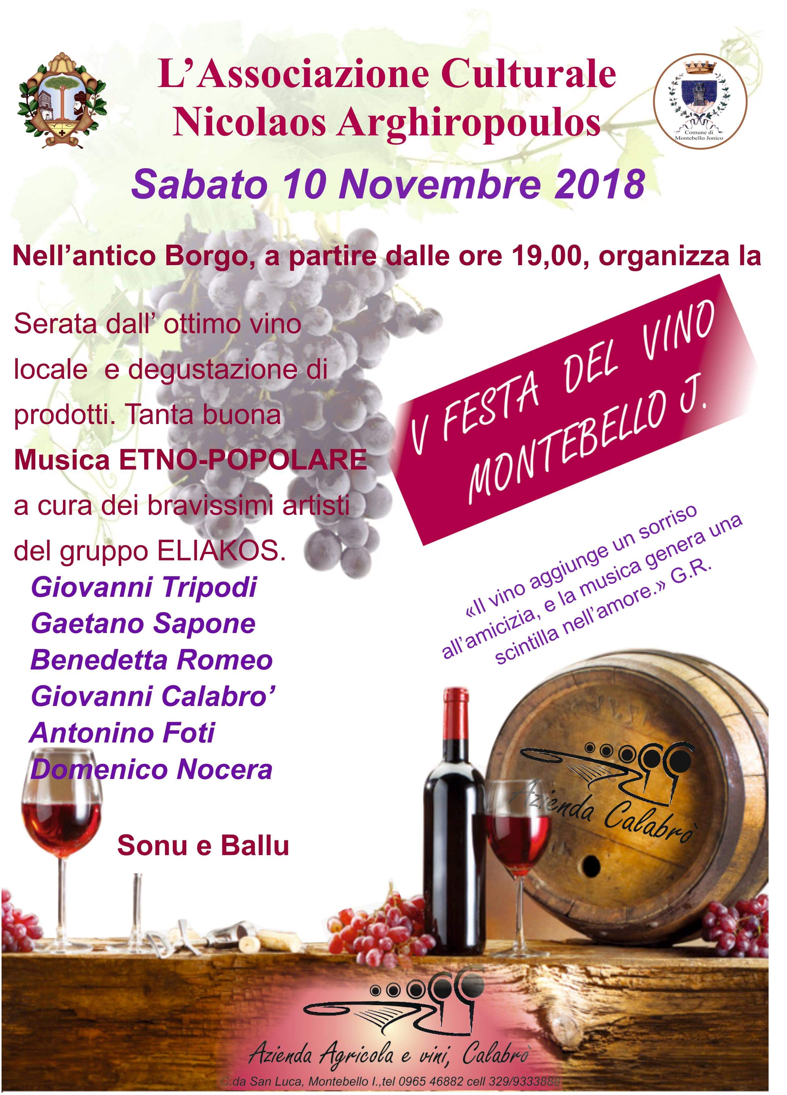 Festa del vino a Montebello