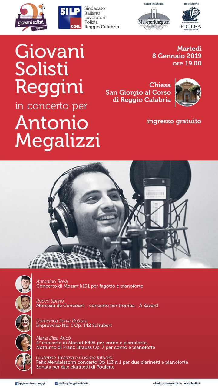 Concerto in memoria di Antonio Megalizzi