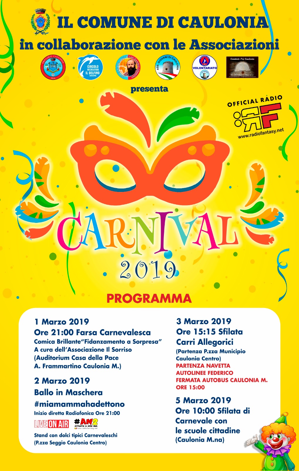 Carnevale 2019 a Caulonia