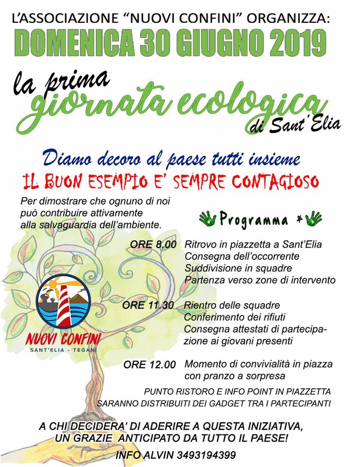 giornata ecologica a Sant'Elia