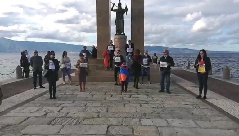 Reggio Calabria, flashmob per dire no alla guerra nell’Artsakh/Nagorno-Karabakh