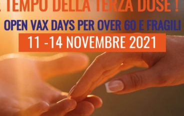 Covid -19 vaccini: In Calabria al via gli Open Vax Days