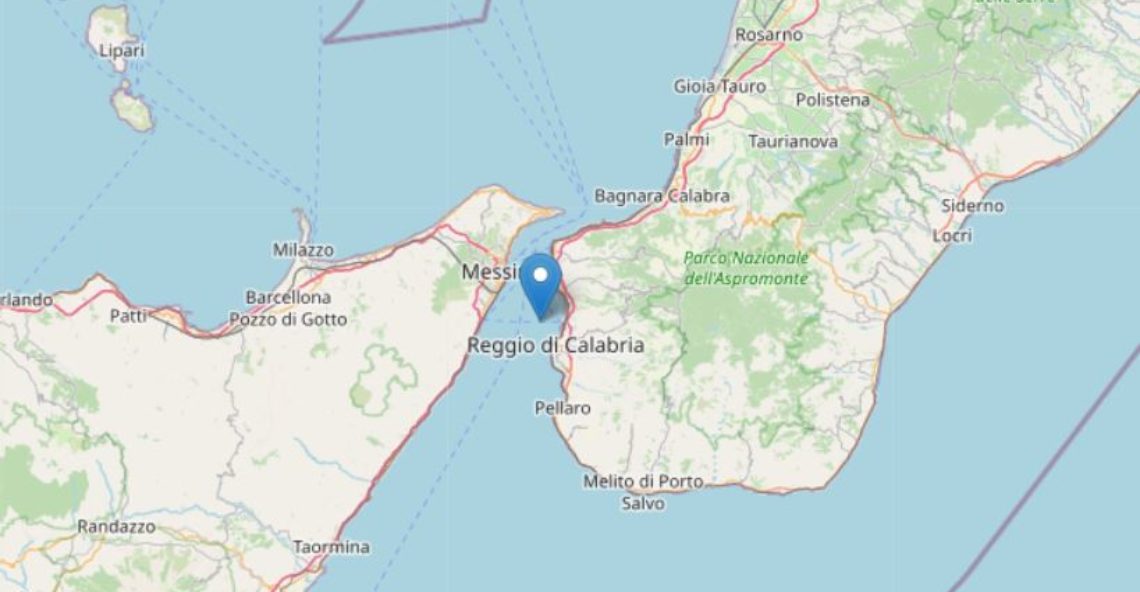 Scossa di terremoto tra Reggio Calabria e Messina
