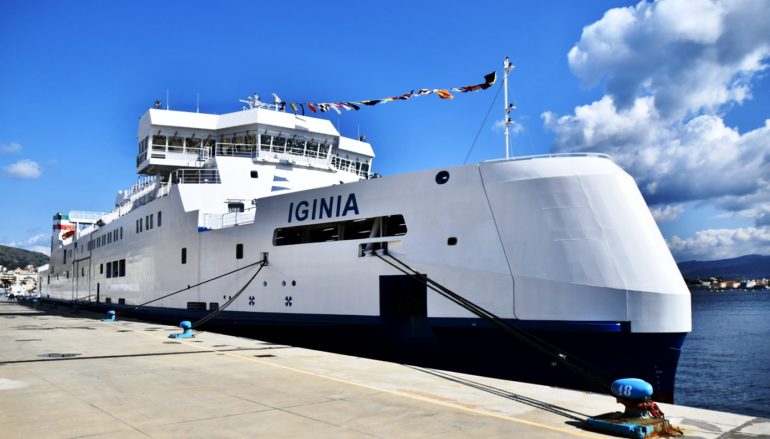 Inaugurata Iginia, nave green per il traghettamento sullo Stretto di Messina