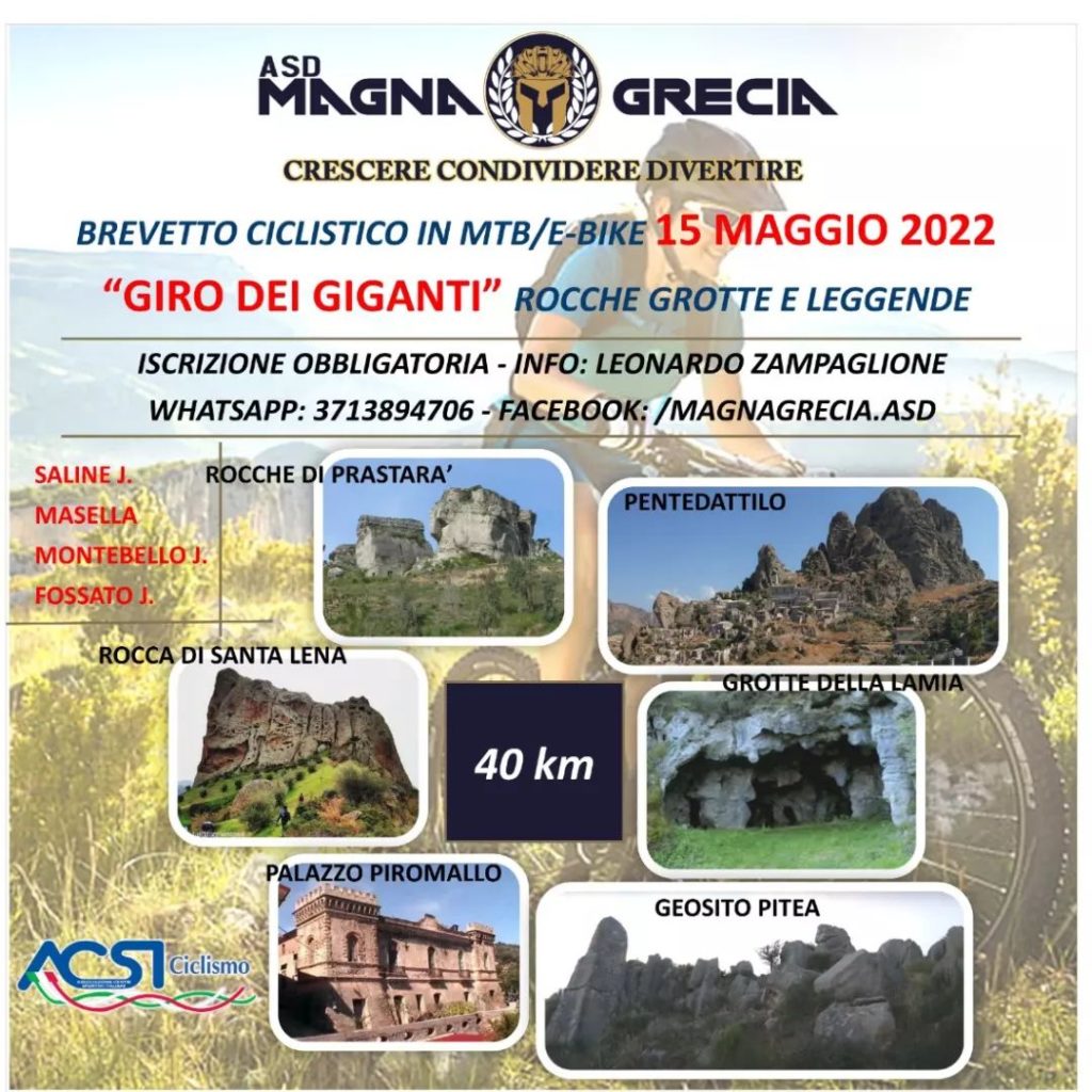 giro dei giganti montebello