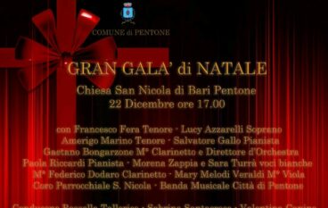 Comune di Pentone, gran galà di Natale