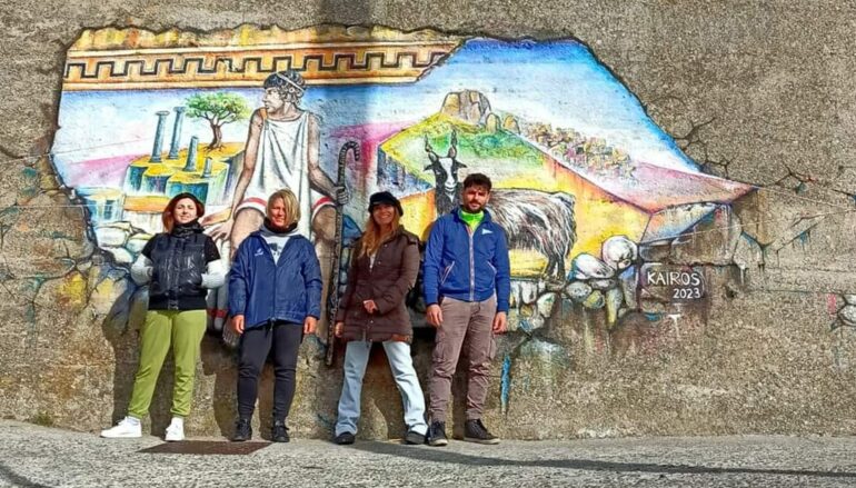 Roccaforte del Greco, un bel Murales del Progetto Street Art