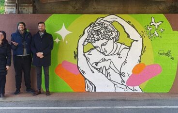 Locri, la Street Art con il murales della magna Grecia