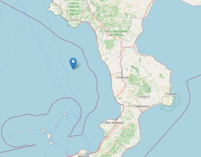 terremoto tirreno meridionale