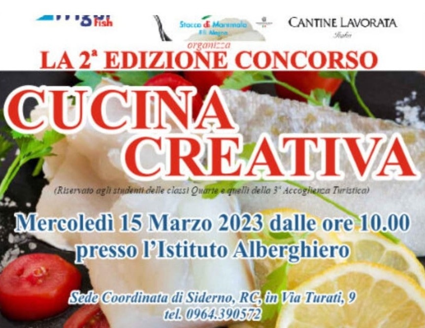 seconda edizione cucina creativa locri