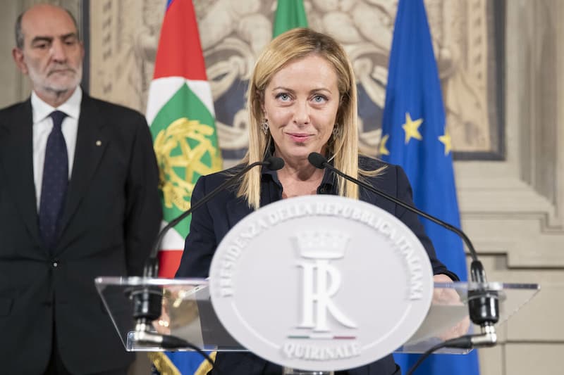 La premier Giorgia Meloni