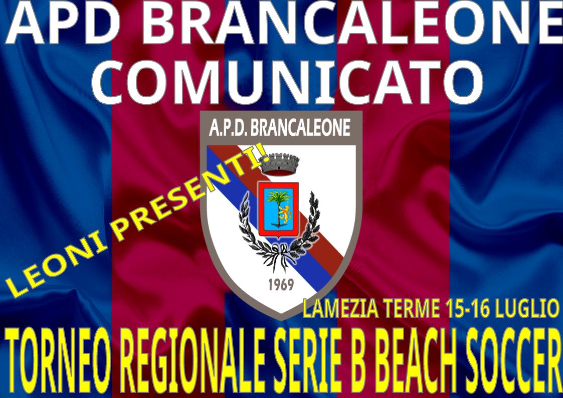 APD Brancaleone al Torneo Regionale Serie B di Beach Soccer