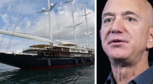 Bezos con il suo Panfilo