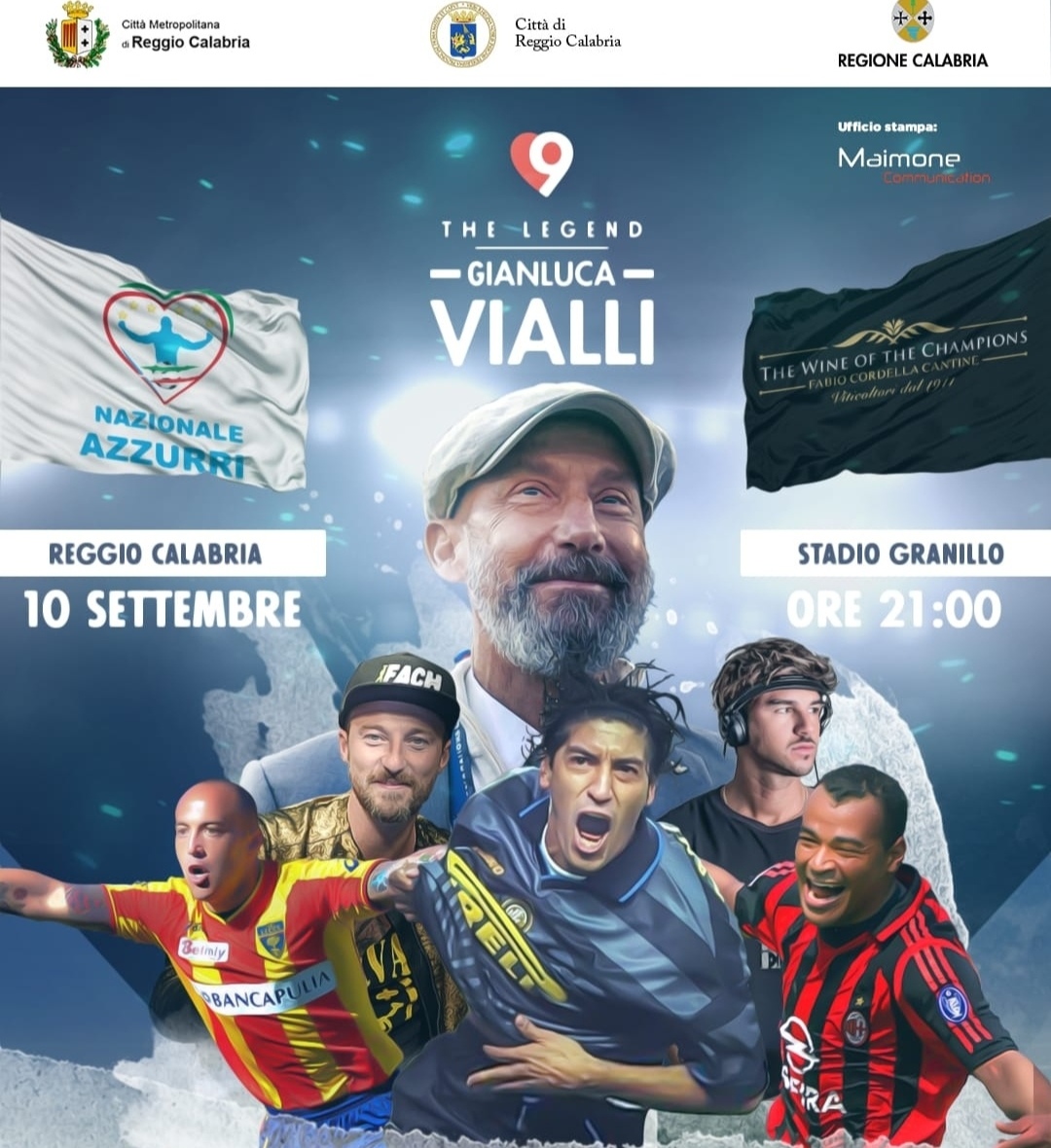 Reggio Calabria, “The Legend Vialli”, parla il sindaco f.f.