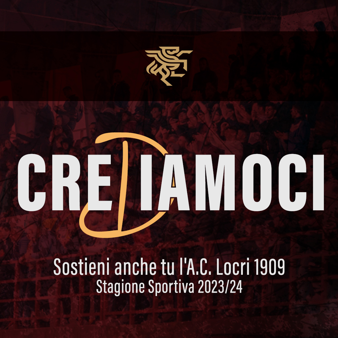 A.C. Locri, parte la campagna “CreDiamoci”