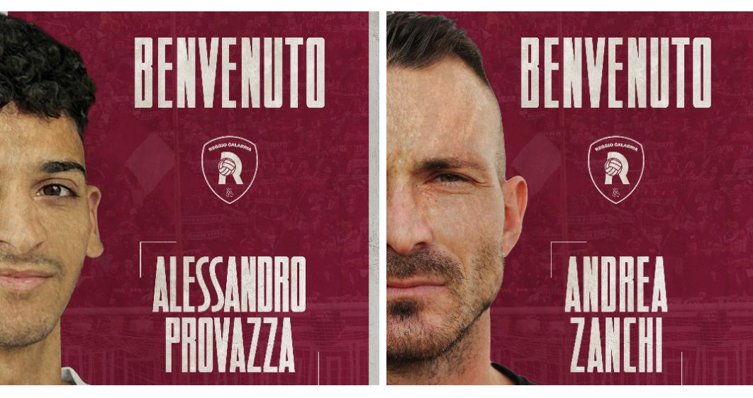 Reggina, LFA Reggio Calabria biennale per Provazza e Zanchi