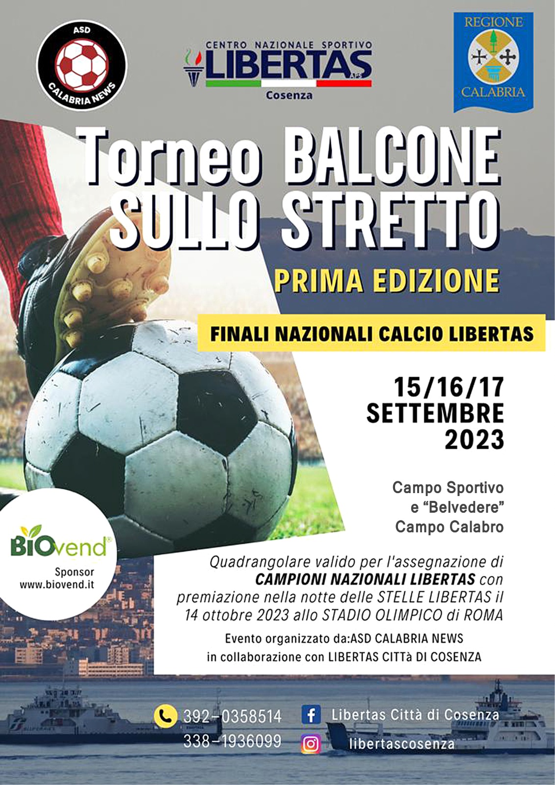 Campo Calabro, concluso il “Torneo di Calcio Balcone sullo Stretto”