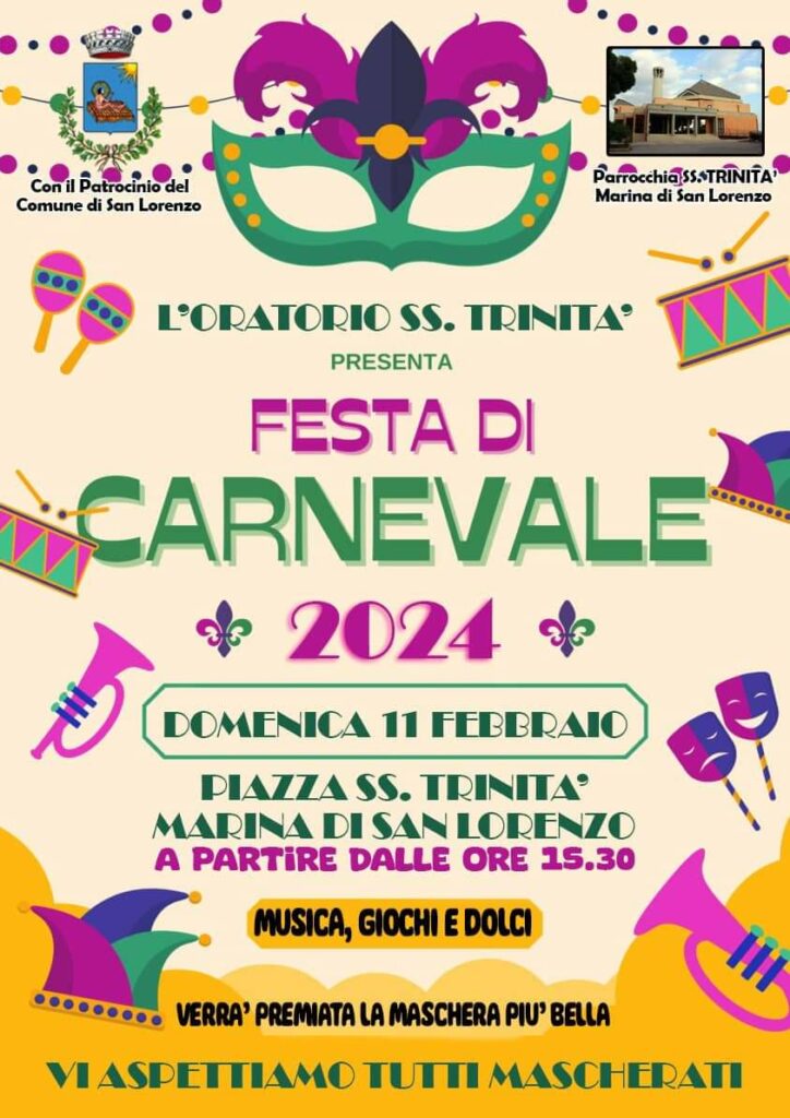 festa di carnevale 2024