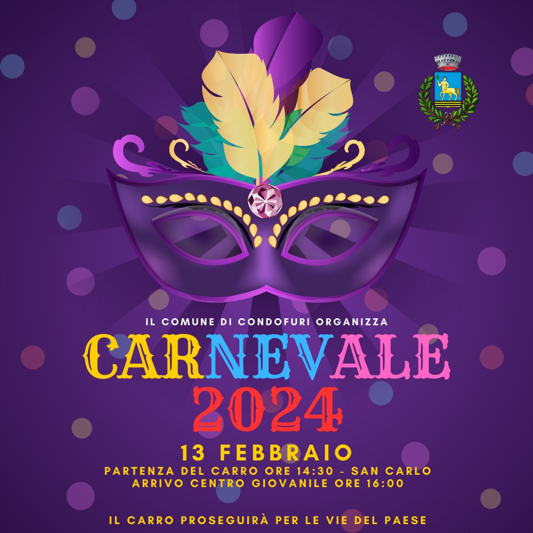 Condofuri, Tutto pronto per il Carnevale 2024 - Ntacalabria.it