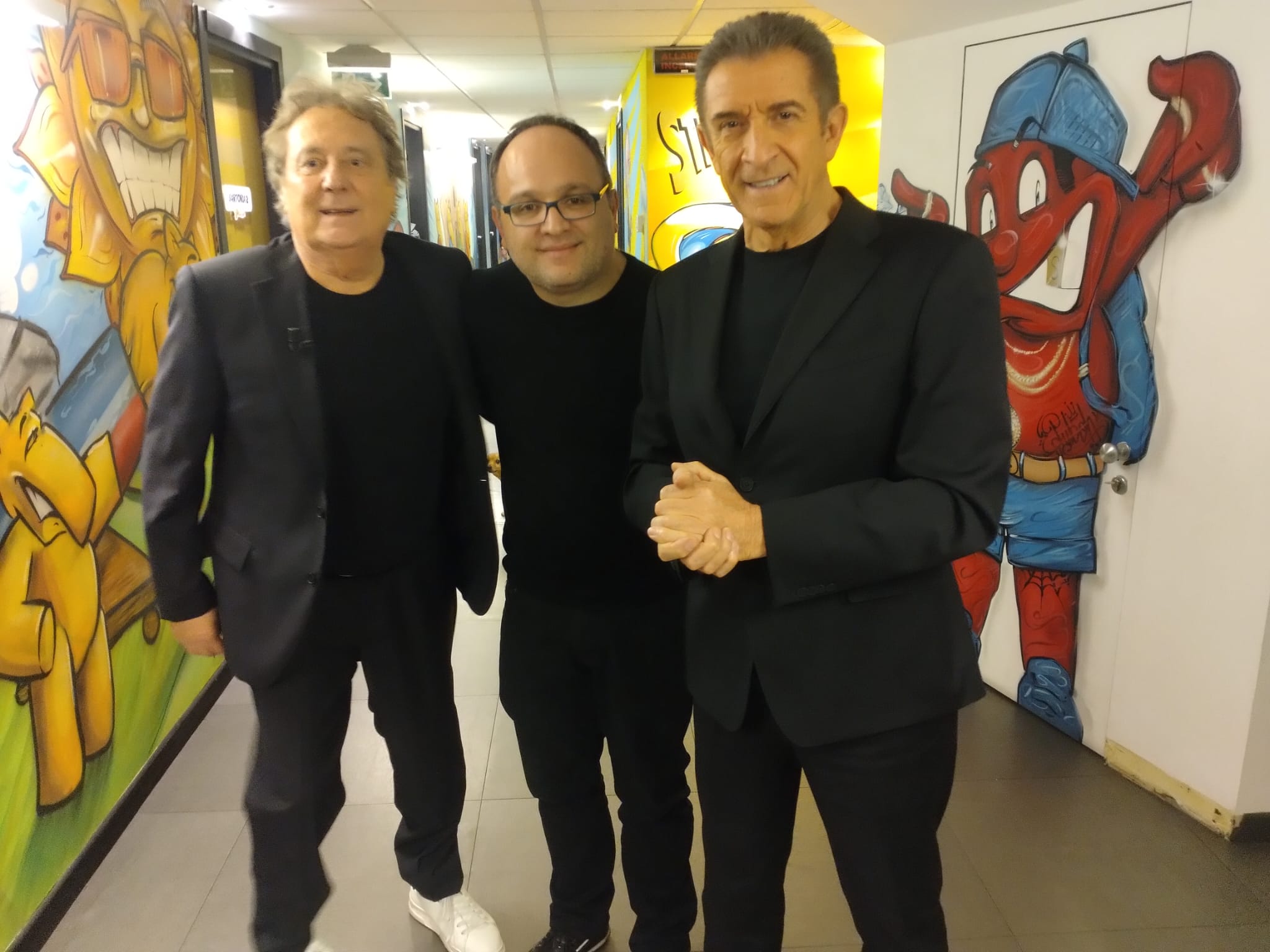 Bruno Panuzzo incontra Iacchetti e Gregio a Mediaset
