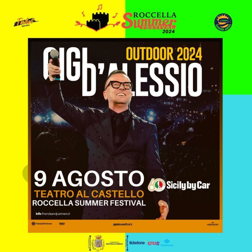 Gigi D'Alessio concerto calabria