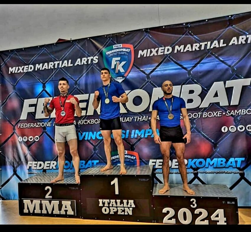 Gaetano Paolino Familiari campione italiano MMA