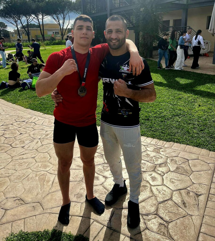 Gaetano Paolino Familiari con allenatore